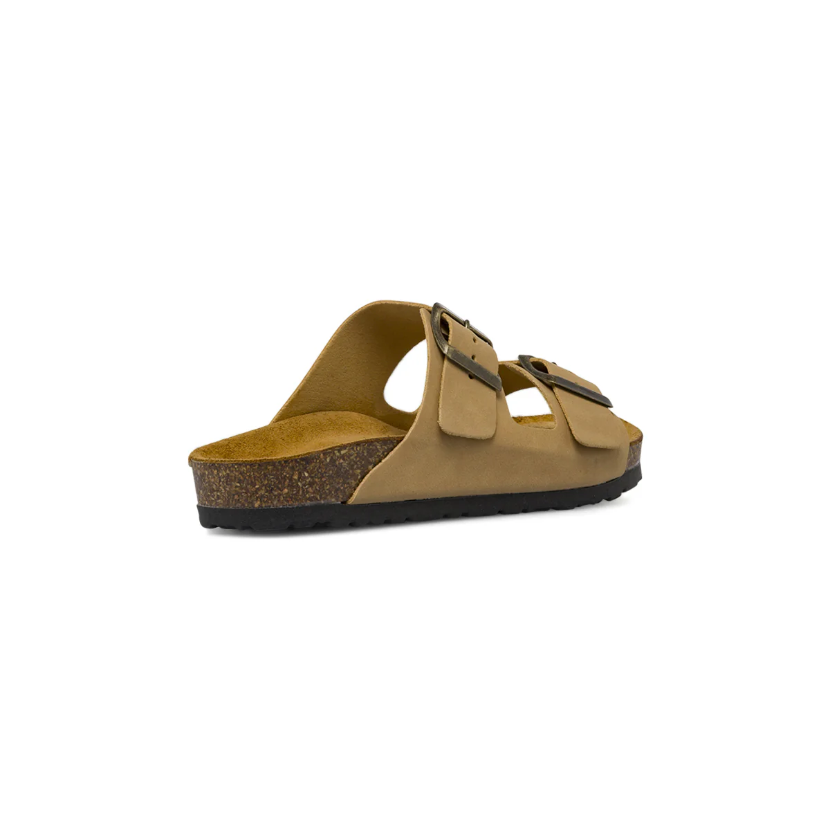 Sandali flat beige da Donna con fasce effetto scamosciato Lora Ferres - Image 3
