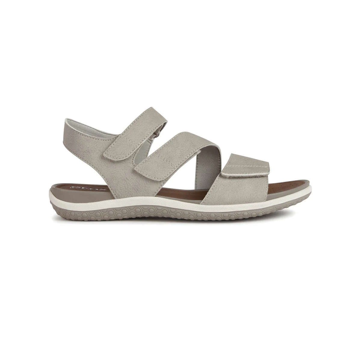 Sandali flat beige da Donna con strappo e suola traspirante Geox