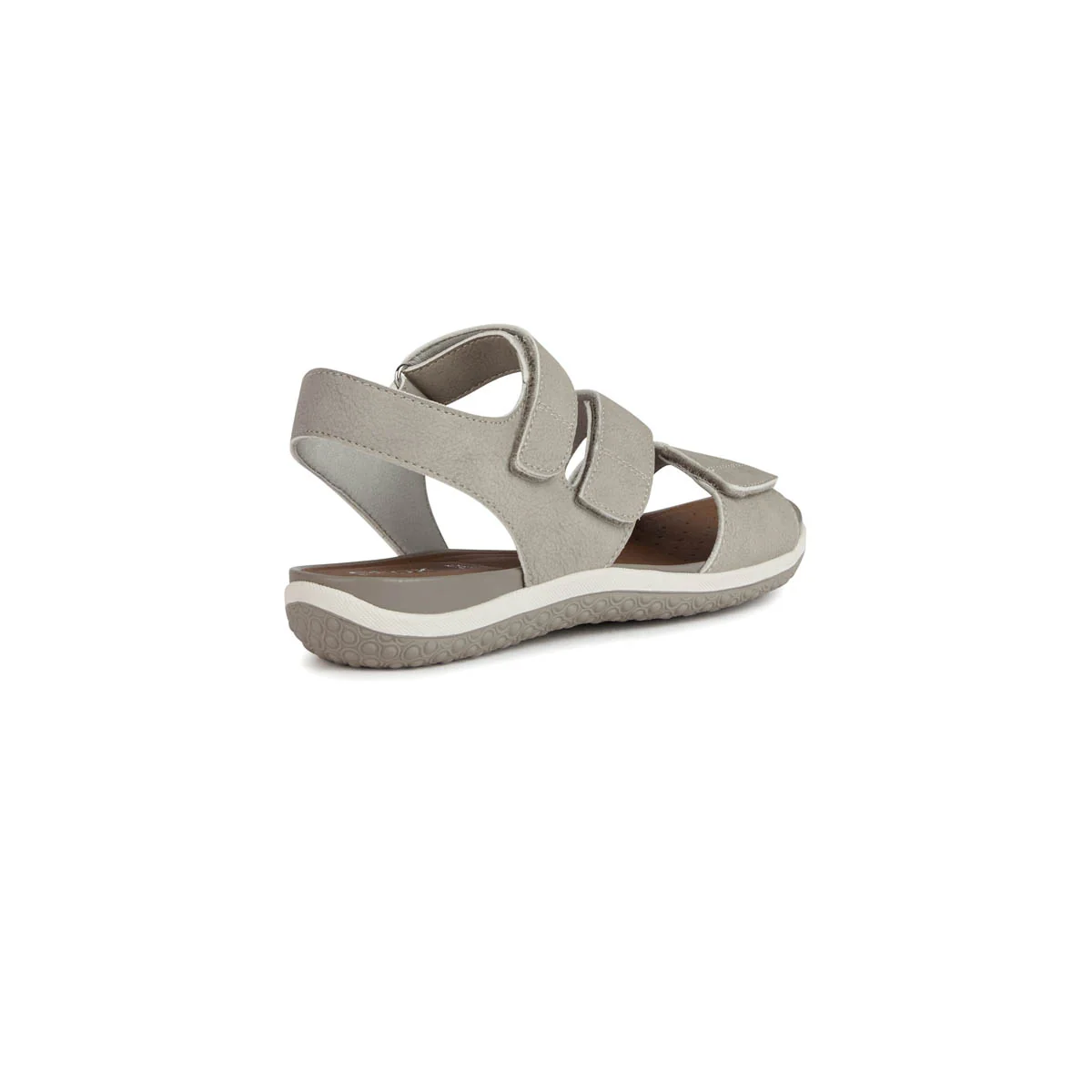 Sandali flat beige da Donna con strappo e suola traspirante Geox - Image 4