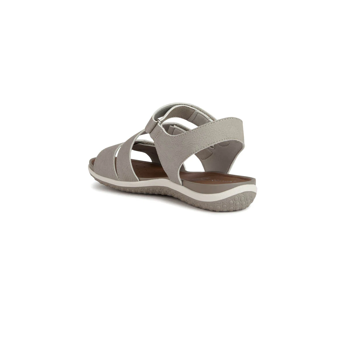 Sandali flat beige da Donna con strappo e suola traspirante Geox - Image 5