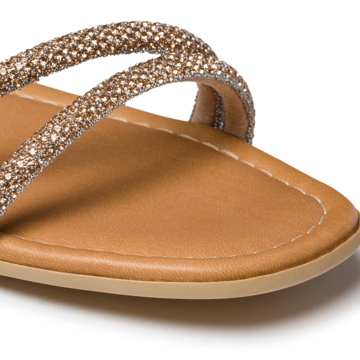 Sandali gioiello color oro effetto glitterato Lora Ferres - Image 5