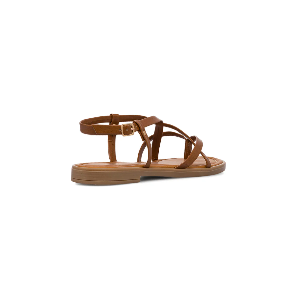 Sandali flat cuoio da Donna con cinturino alla caviglia Lora Ferres - Image 6