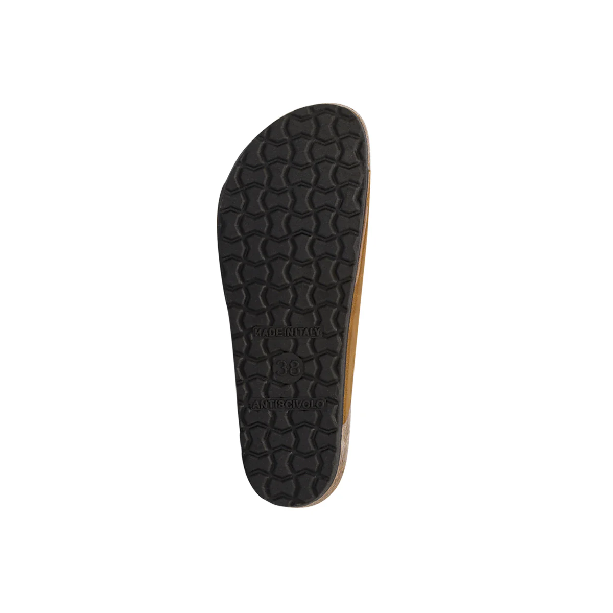 Sandali Flat Donna Marrone chiaro con fibbie dorate Lora Ferres - Image 4
