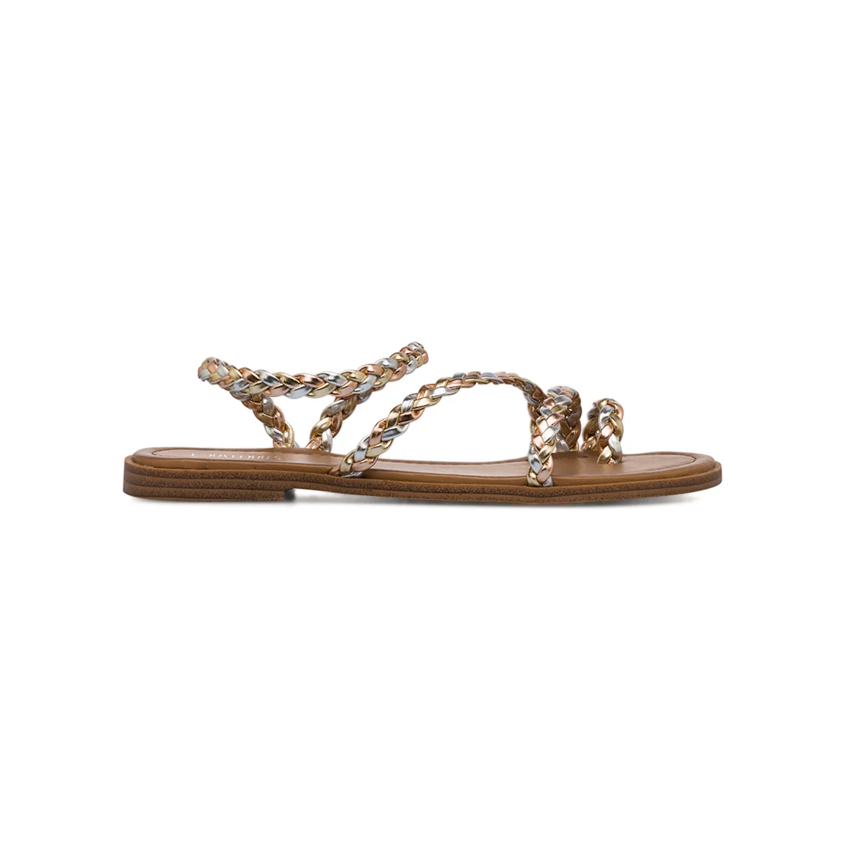 Sandali flat infradito multicolor da Donna con intreccio Lora Ferres - Image 4