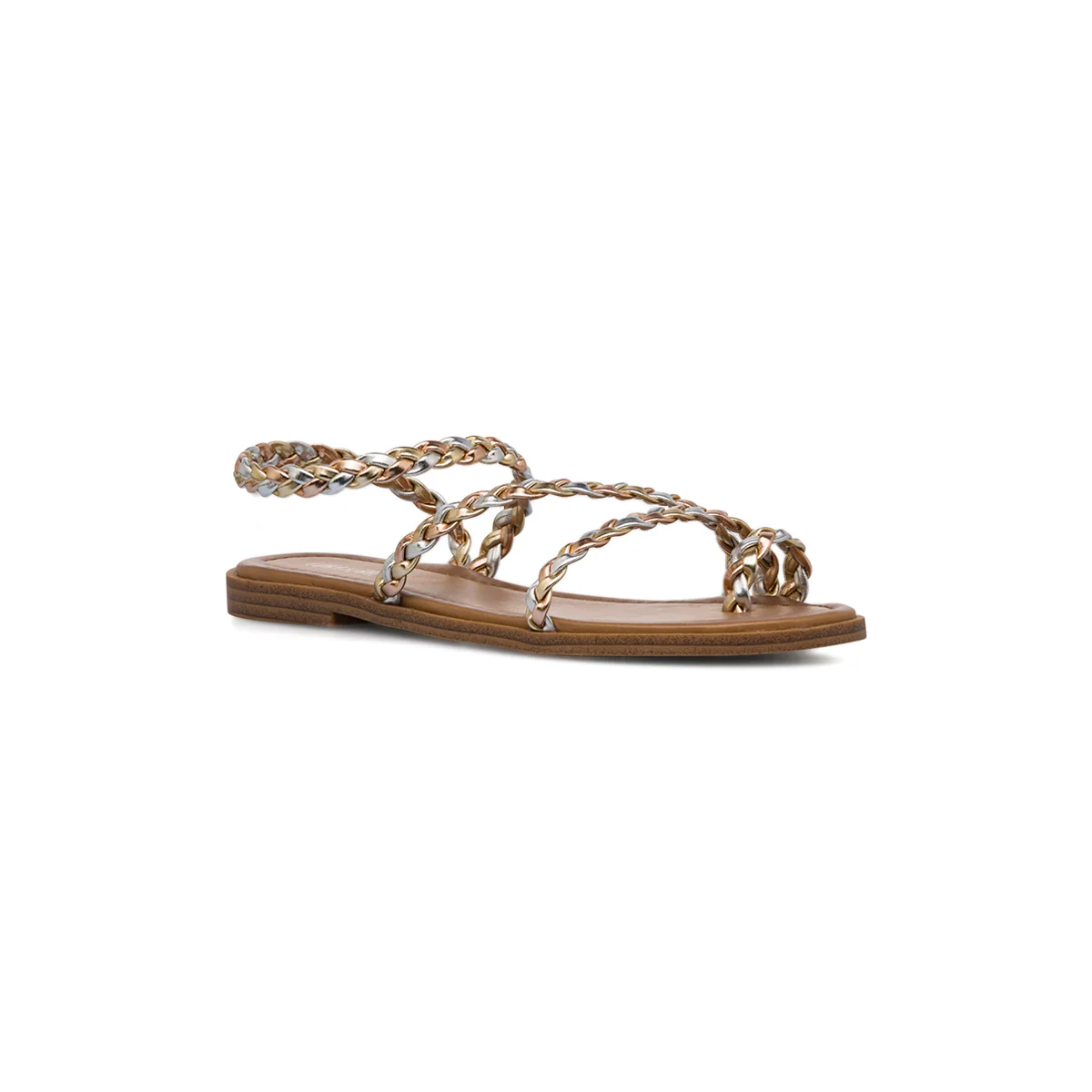 Sandali flat infradito multicolor da Donna con intreccio Lora Ferres - Image 5