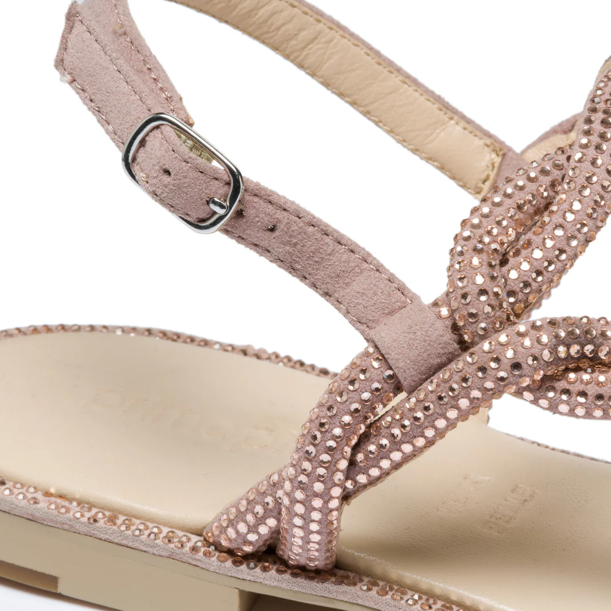 Sandali infradito gioiello colore rosa con applicazione di strass Primopiano - Image 6