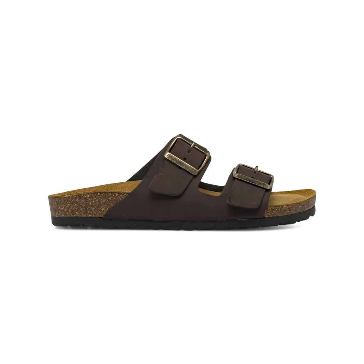 Sandali Flat Marroni Donna con doppia fascia Lora Ferres