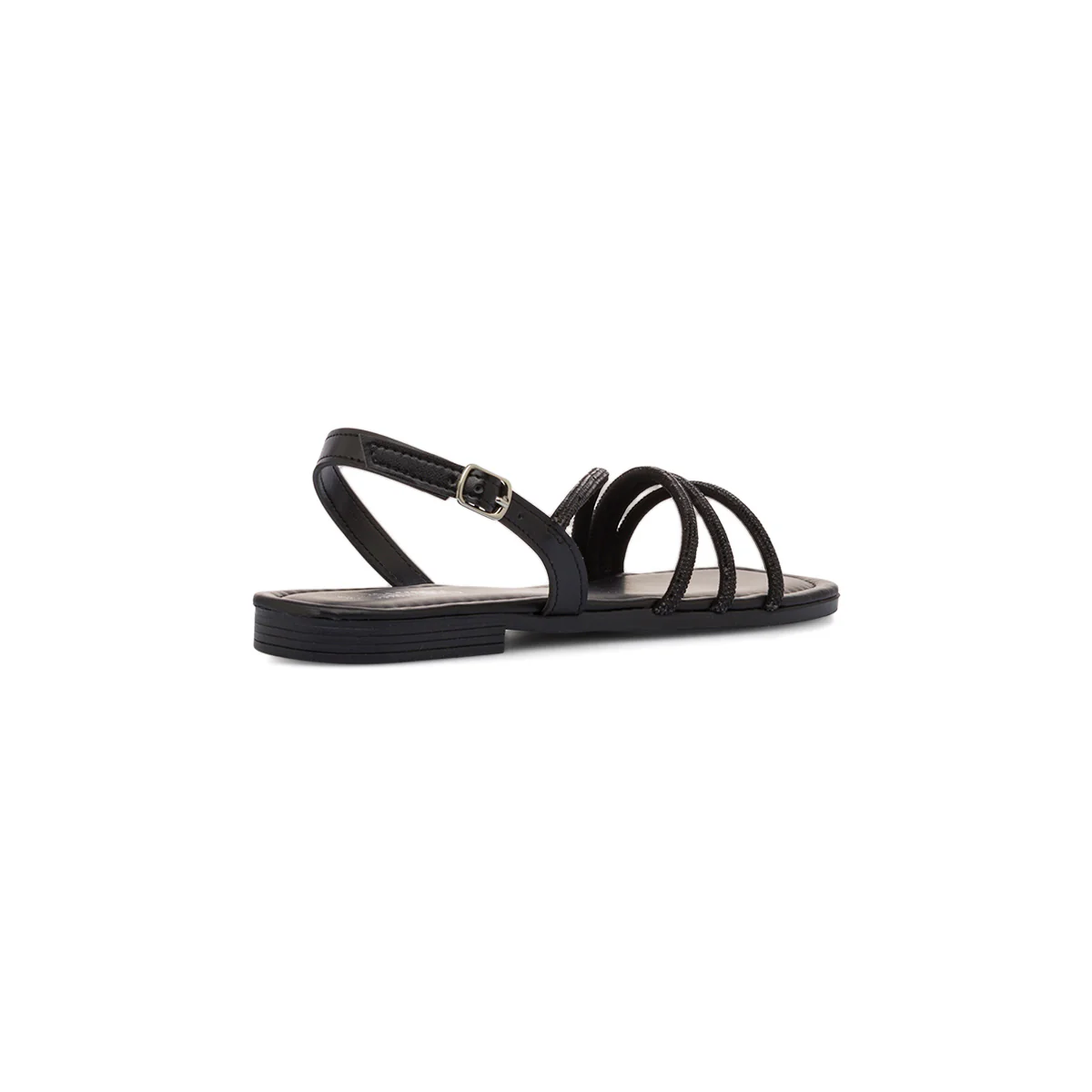 Sandali flat neri da Donna con cinturino alla caviglia Lora Ferres - Image 6