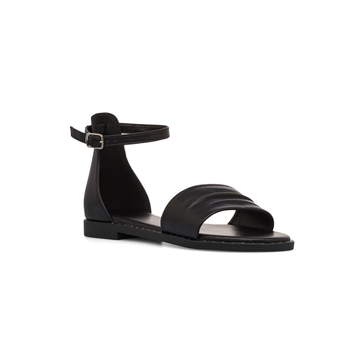 Sandali flat Neri da Donna con cinturino alla caviglia Swish Jeans - Image 2