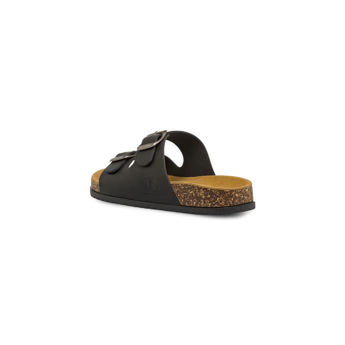 Sandali Flat Neri Donna con doppie fasce Americanino - Image 3