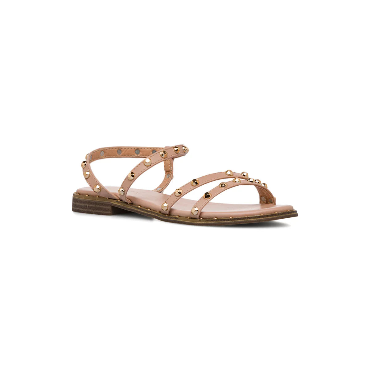 Sandali flat nude da Donna con dettaglio borchie Lora Ferres - Image 5