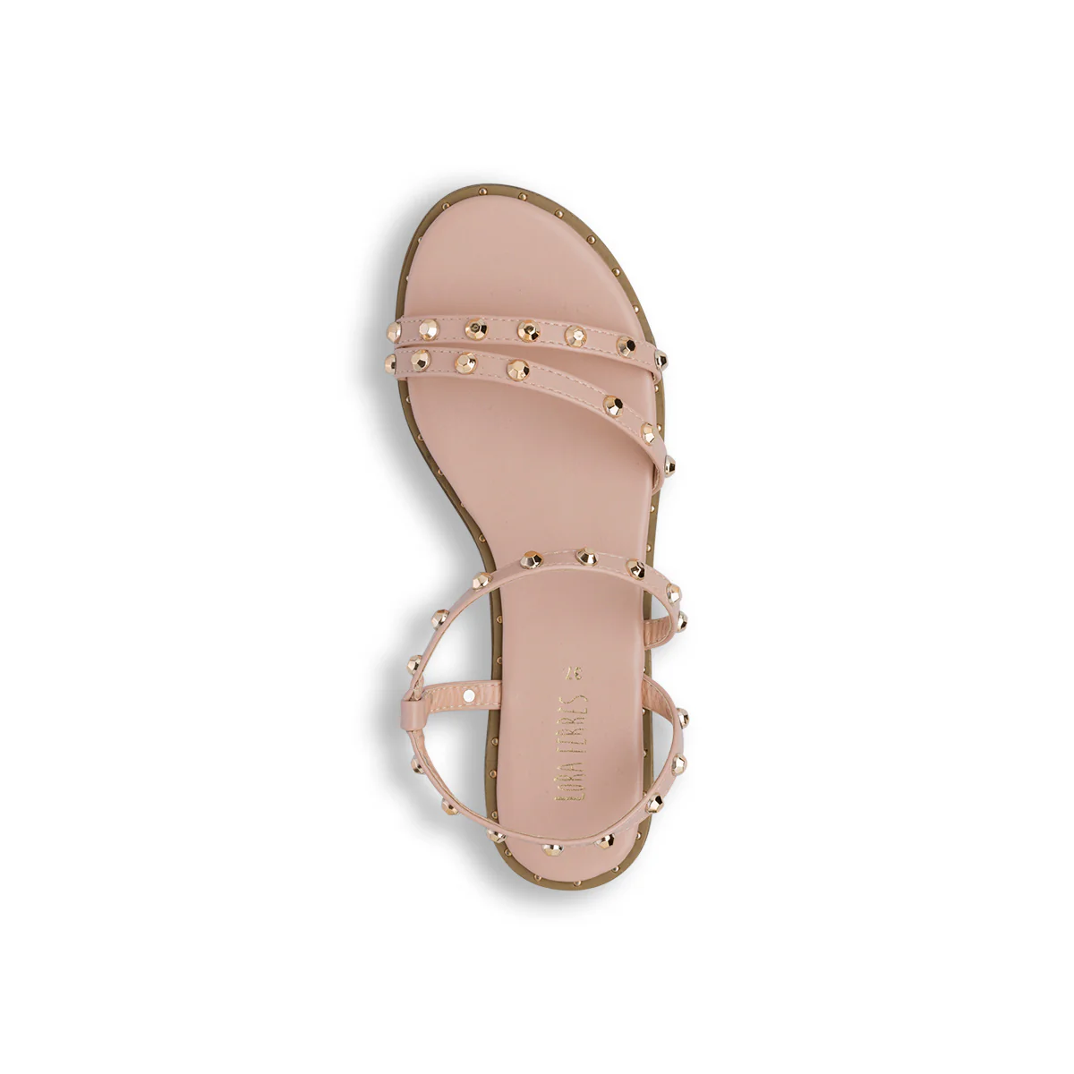 Sandali flat nude da Donna con dettaglio borchie Lora Ferres - Image 7