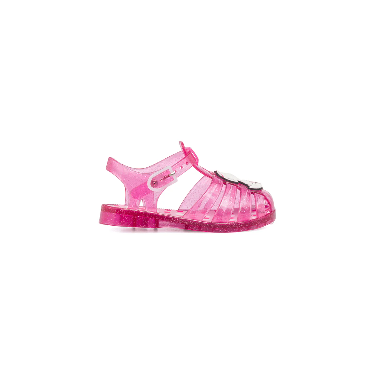 Sandali fucsia da bambina con logo Snoopy