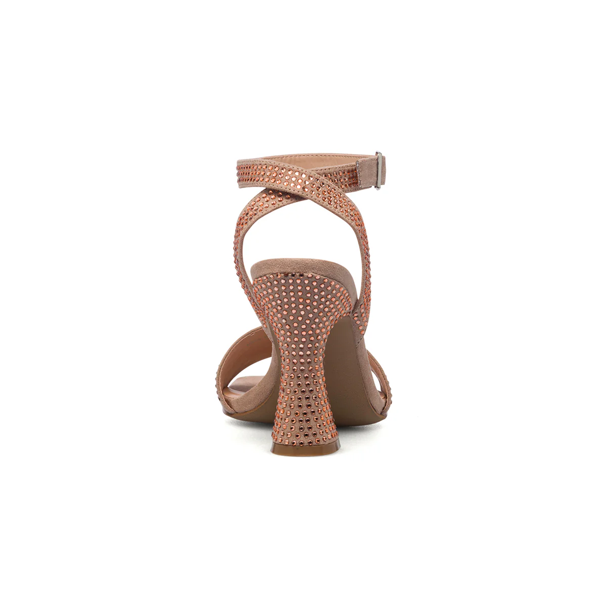 Sandali gioiello nude da donna con strass e tacco 9 cm Swish Jeans - Image 4