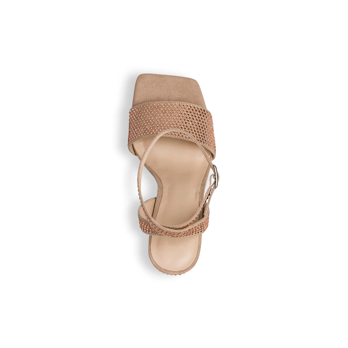 Sandali gioiello nude da donna con strass e tacco 9 cm Swish Jeans - Image 8