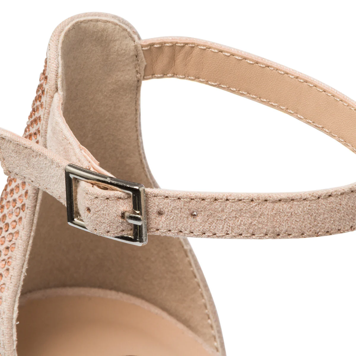 Sandali gioiello nude da donna con tacco scultura 7 cm e strass Swish Jeans - Image 16