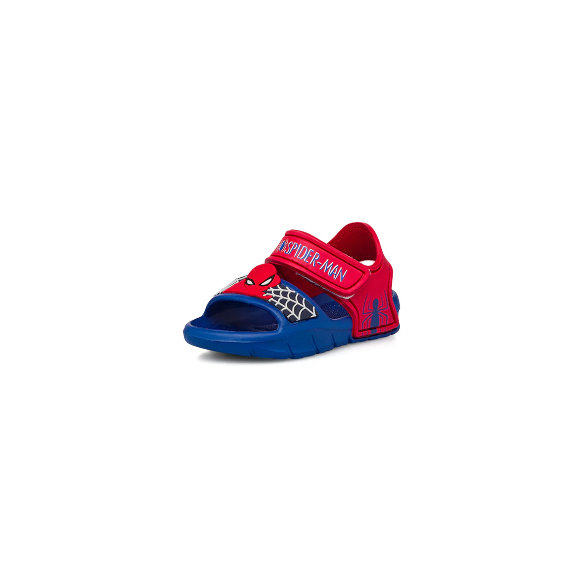 Sandali in gomma Spiderman blu e rossi da bambino - Image 3