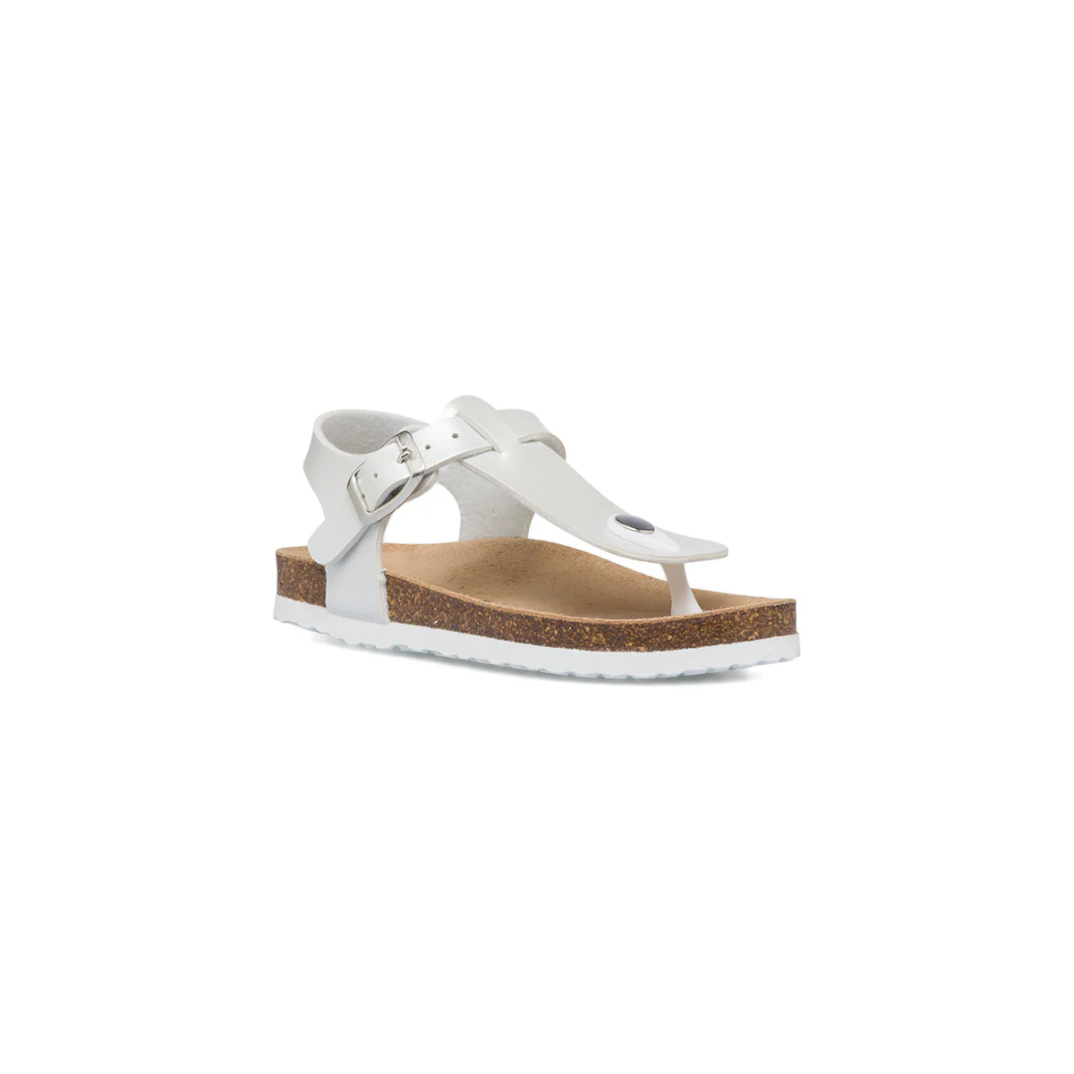 Sandali infradito bianchi da bambina Lumberjack Bling - Image 2