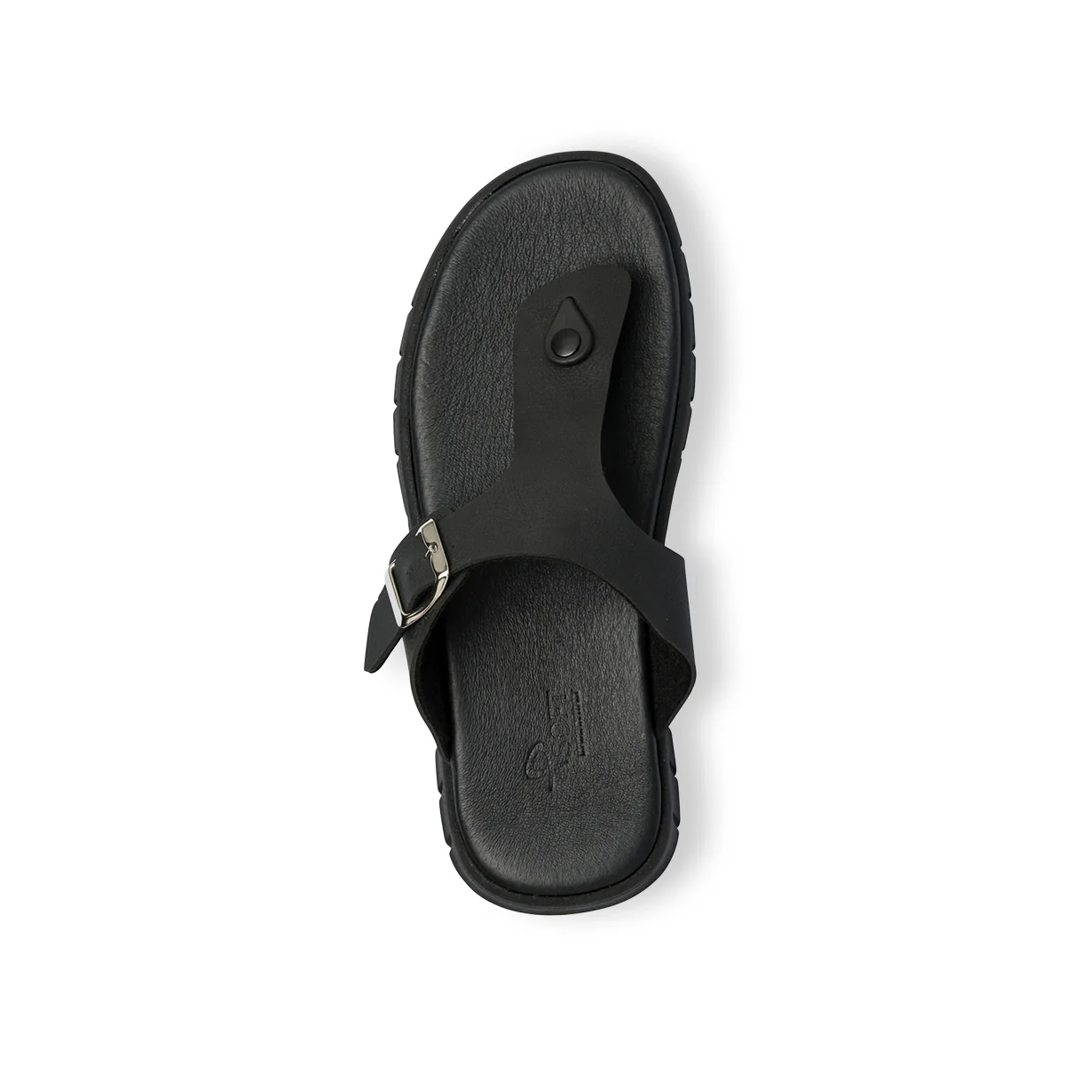 Sandali infradito comfort neri da uomo P Soft - Image 10