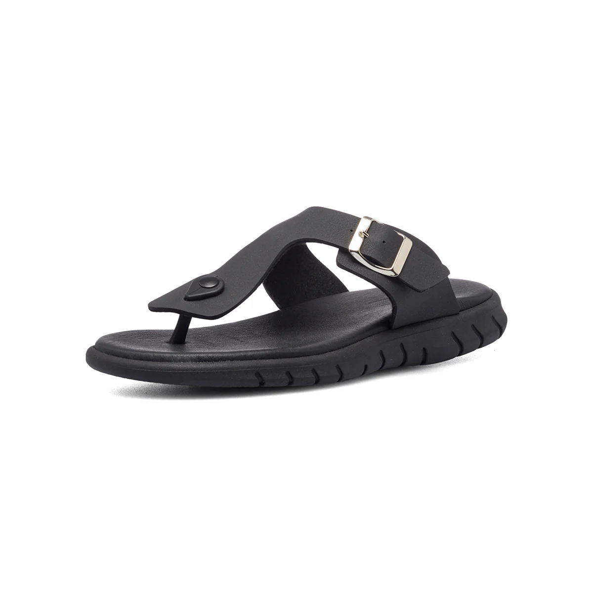 Sandali infradito comfort neri da uomo P Soft - Image 3