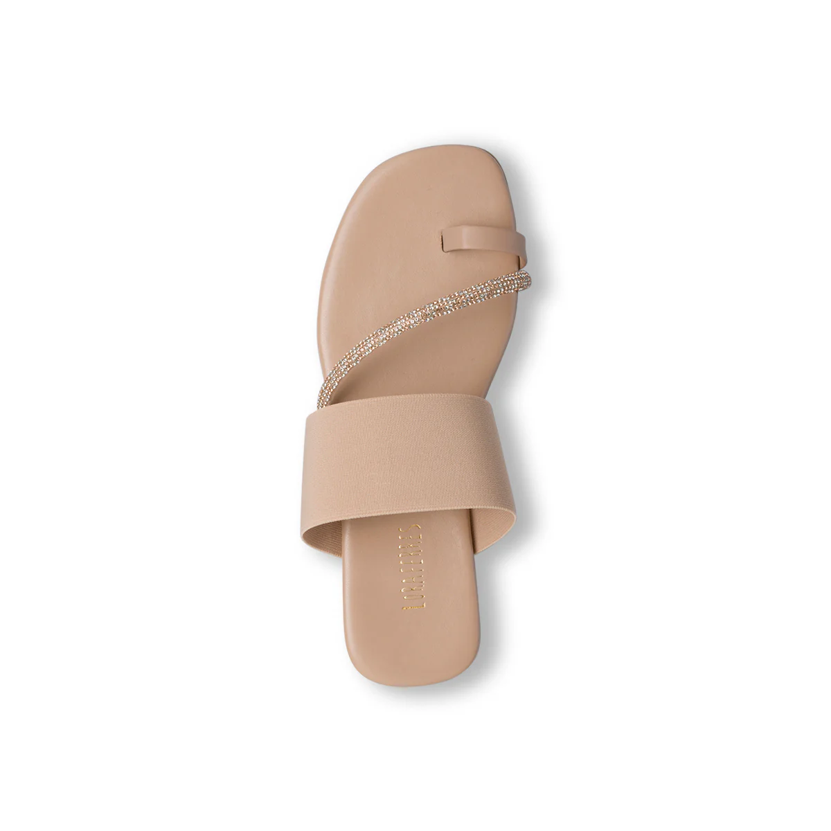 Sandali infradito con dettagli strass e fascia elastica Lora Ferres - Image 4