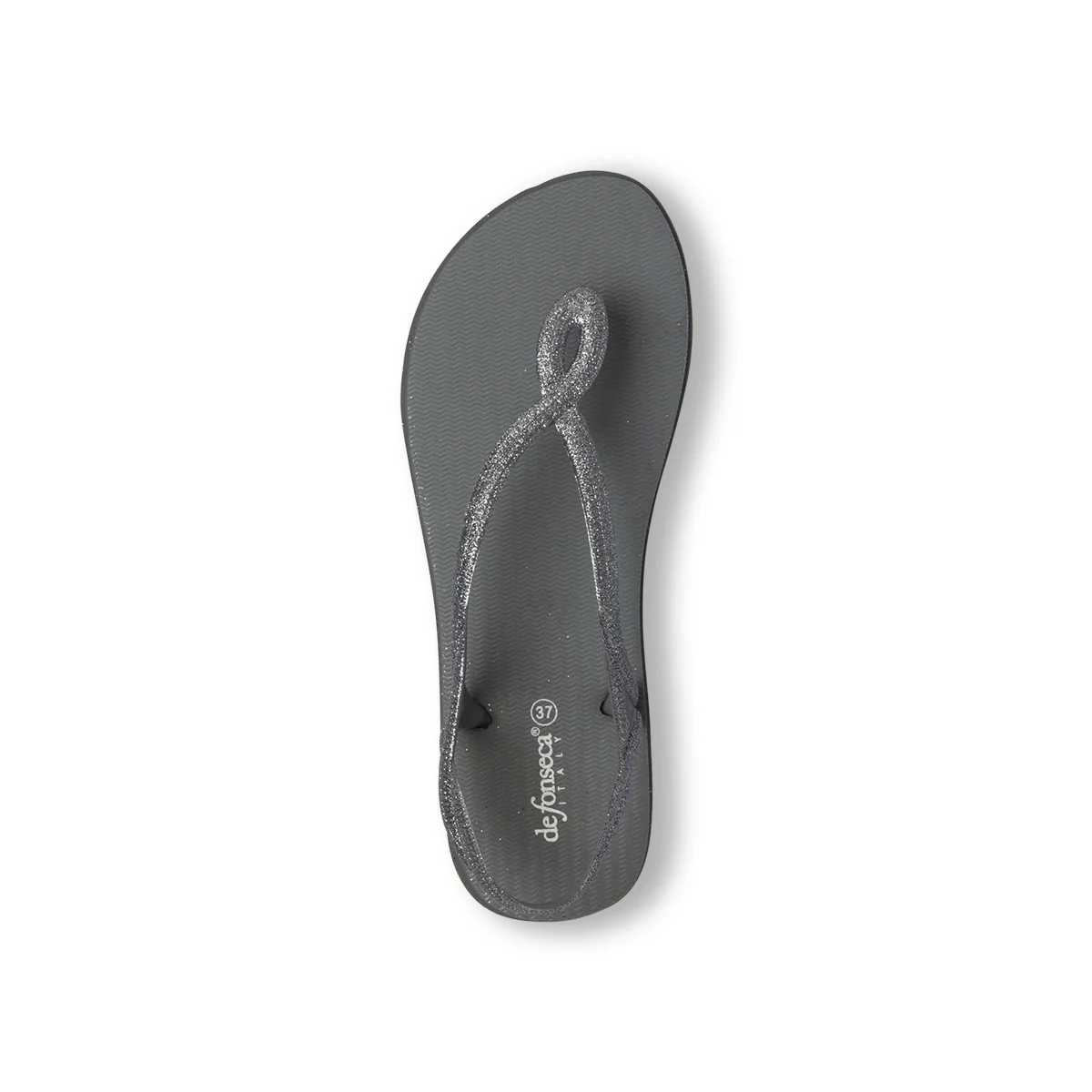 Sandali infradito da Donna grigie con glitter argento De Fonseca - Image 6