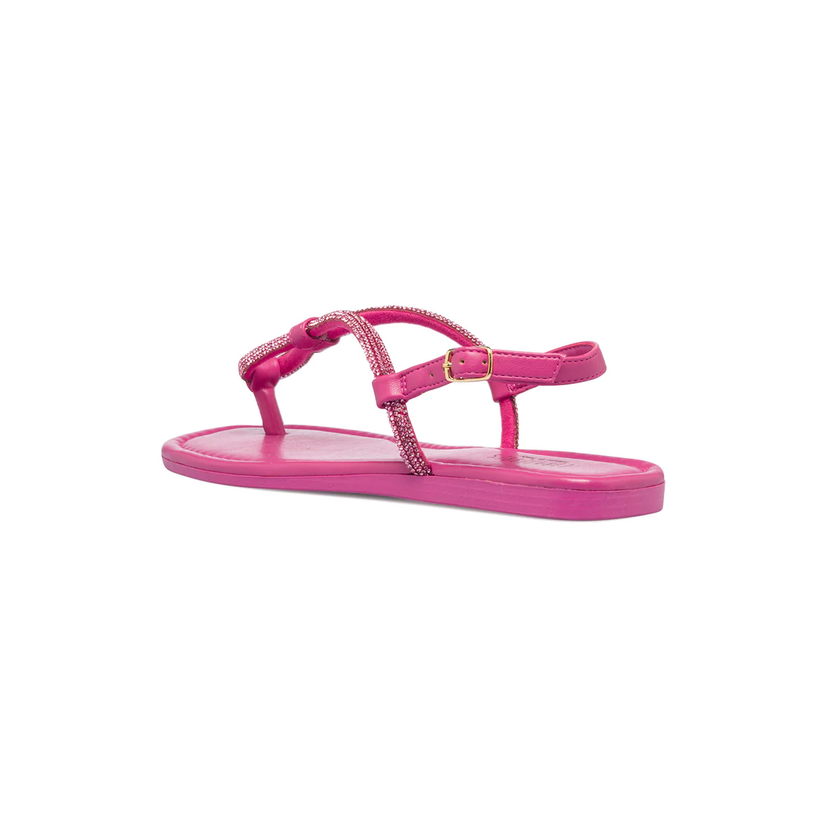Sandali infradito fucsia con strass da donna Lora Ferres - Image 7