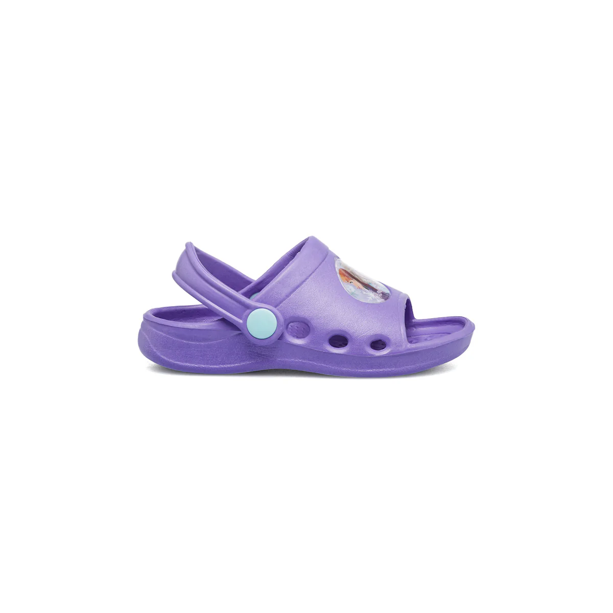Sandali lilla da bambina con patch Frozen