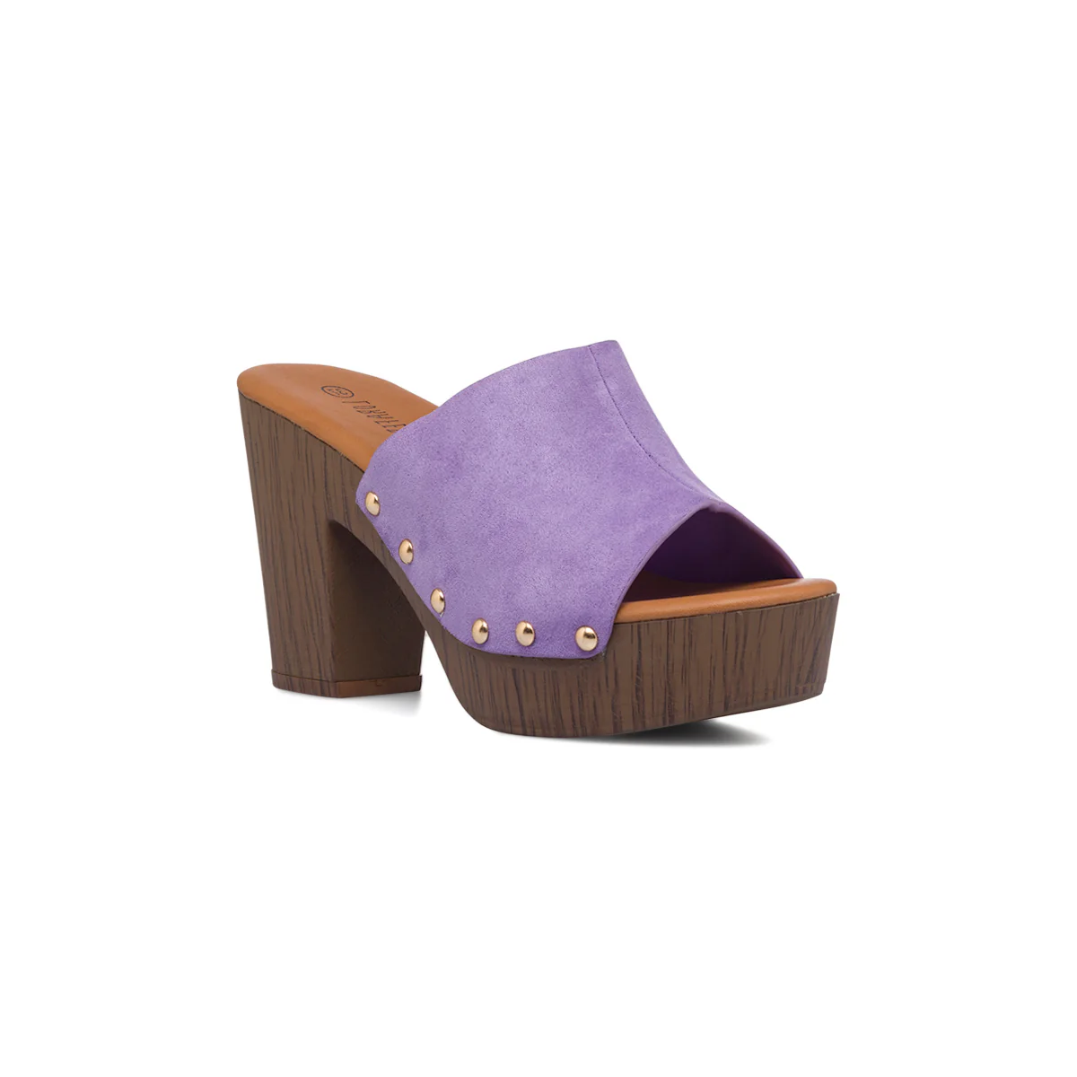 Sandali lilla da donna con tacco 9 cm e plateau Lora Ferres - Image 2