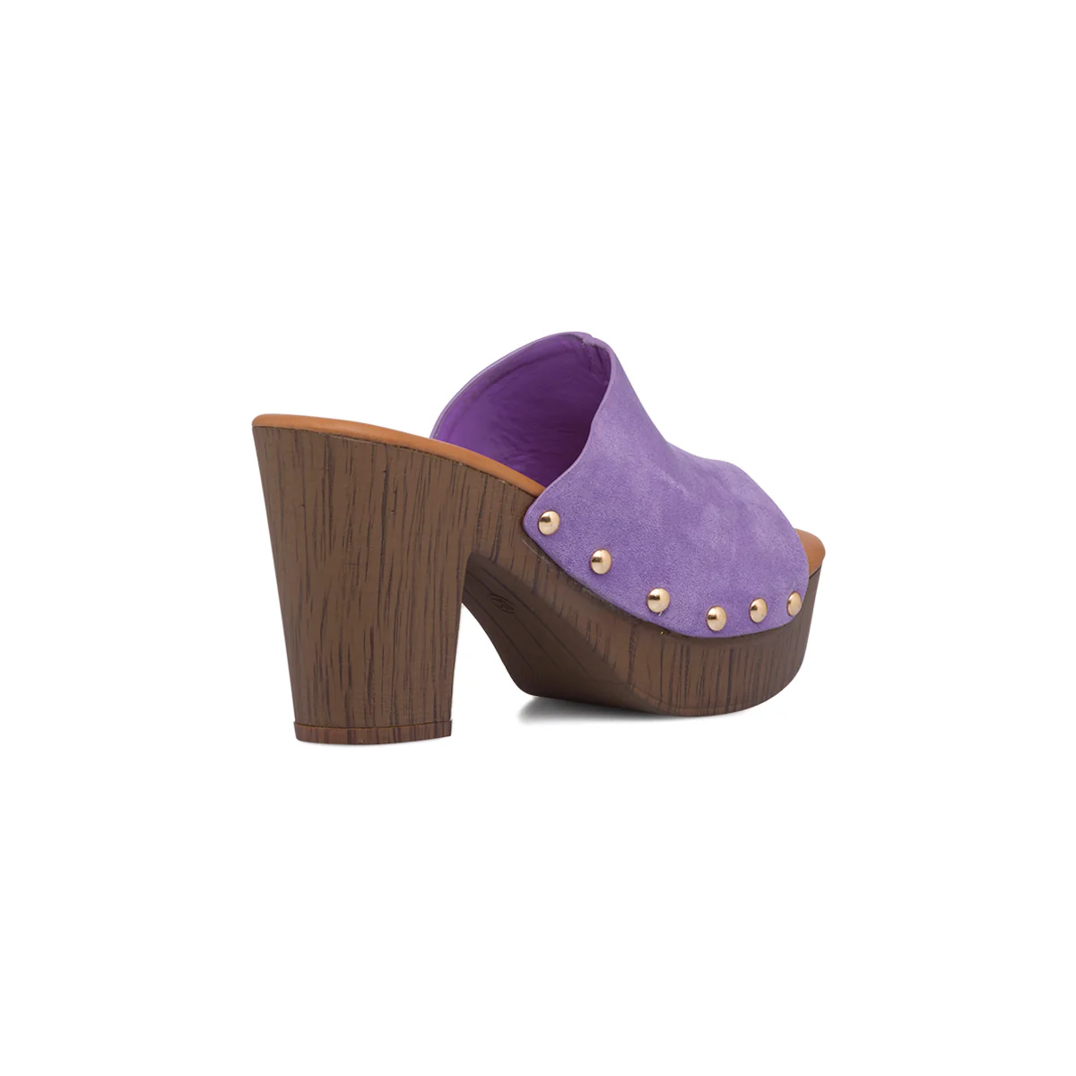 Sandali lilla da donna con tacco 9 cm e plateau Lora Ferres - Image 3
