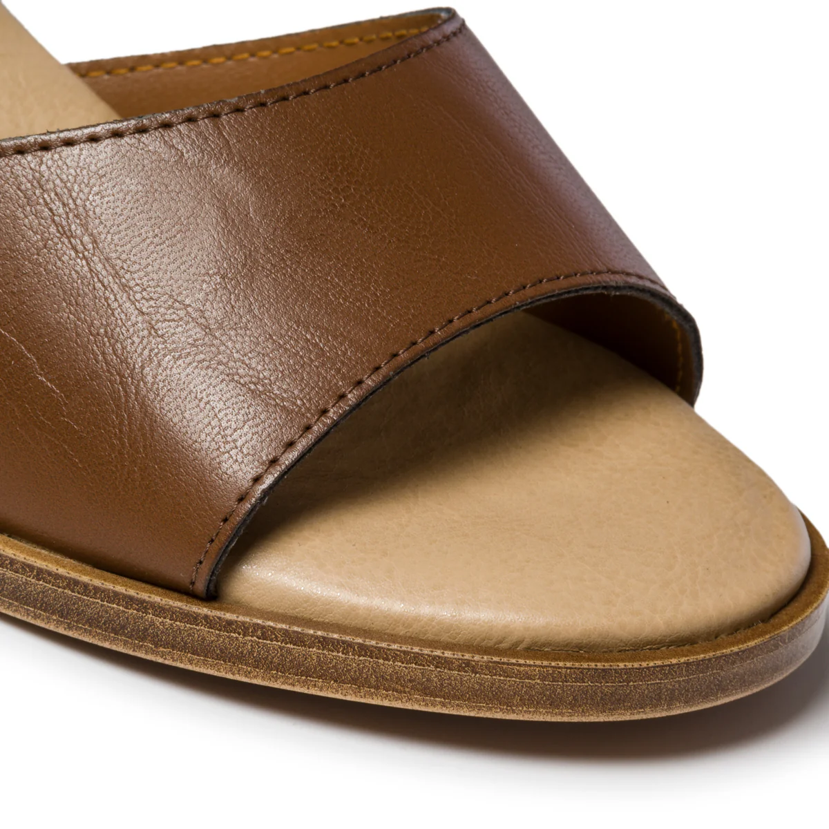 Sandali marroni comfort con tacco 6 cm P Soft - Image 7