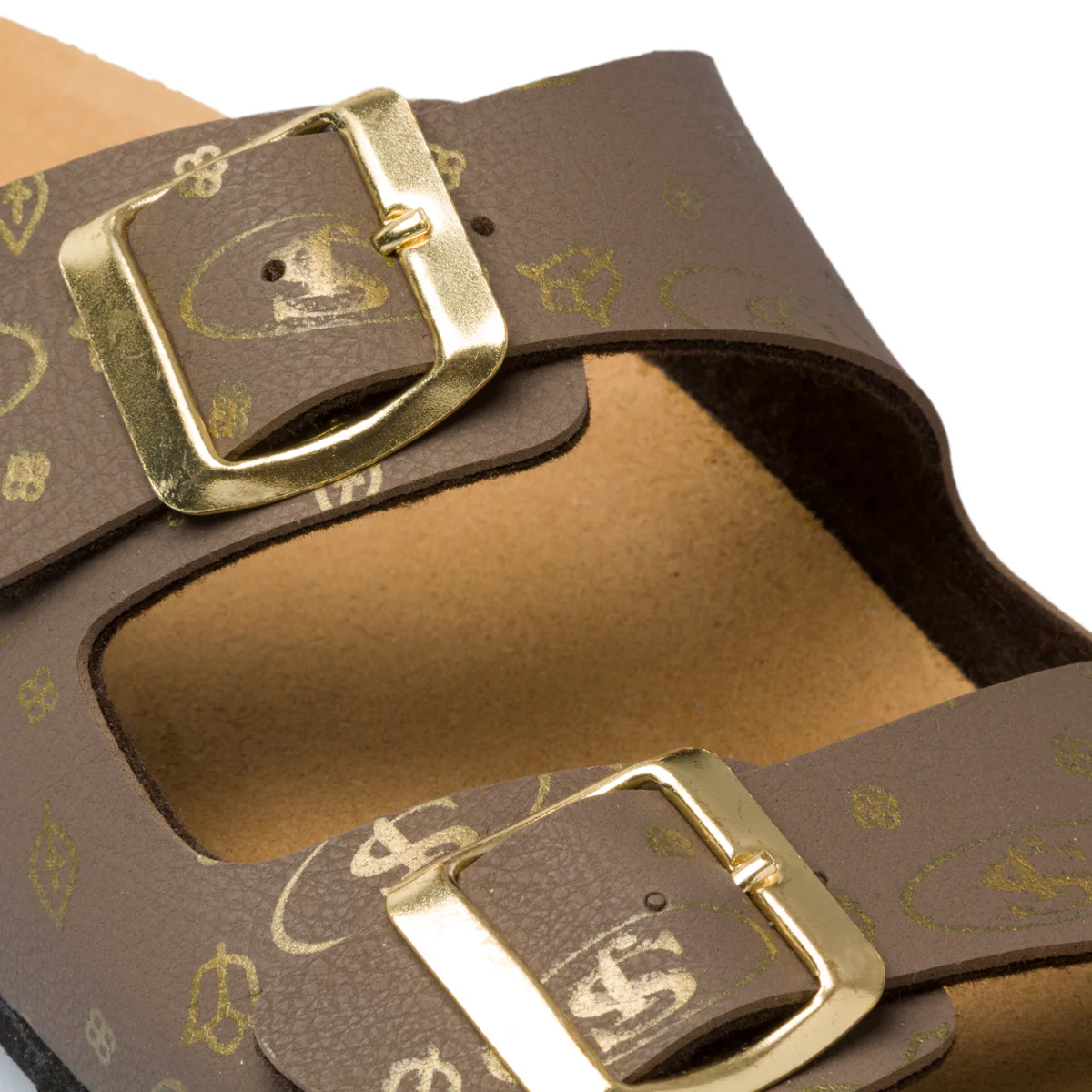 Sandali marroni con logo a contrasto Swish Jeans - Image 6