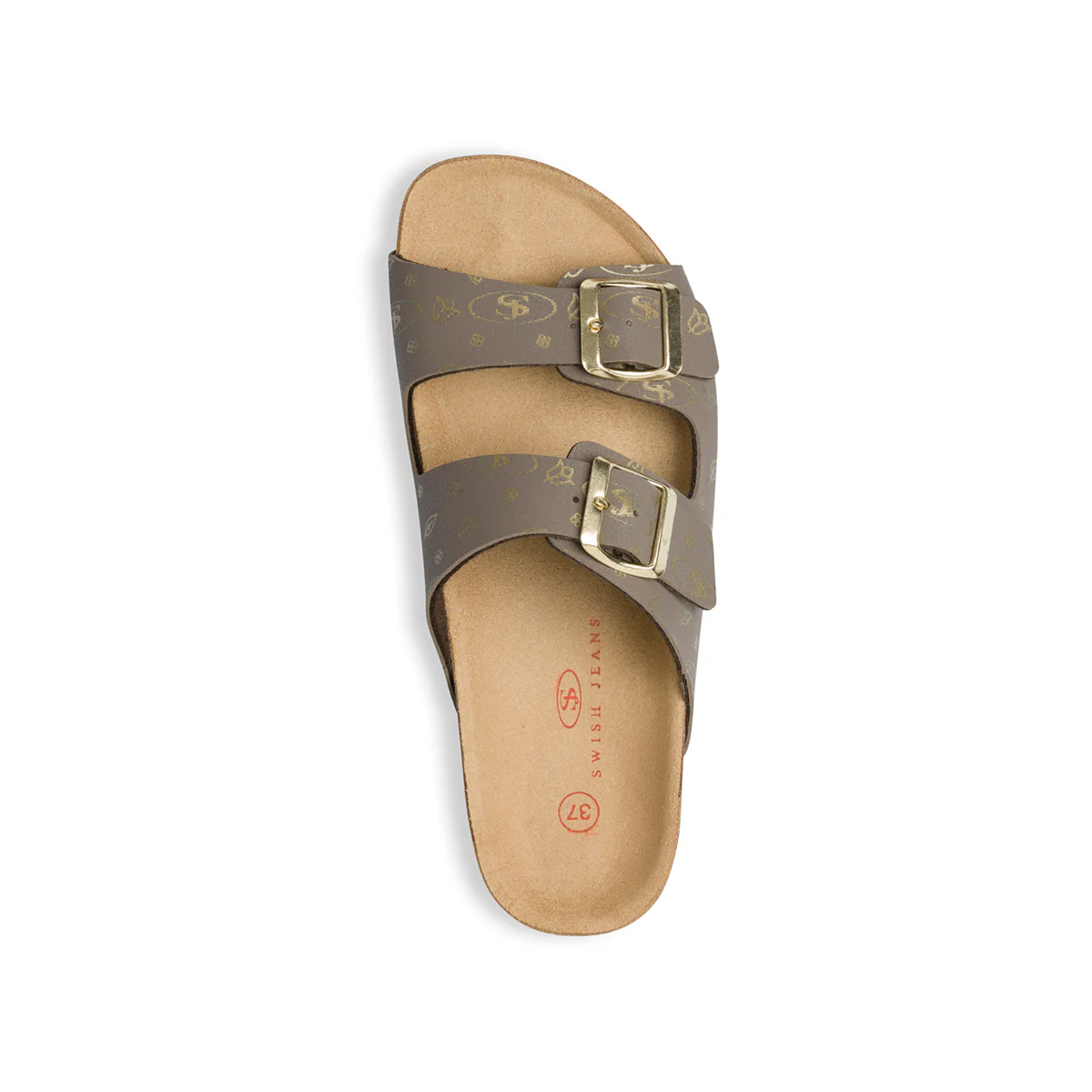 Sandali marroni con logo a contrasto Swish Jeans - Image 8