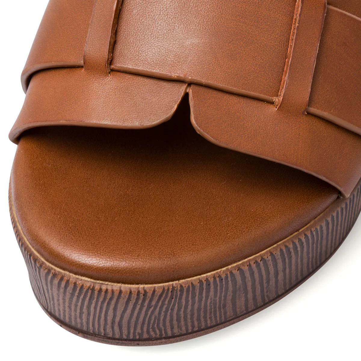 Sandali marroni da donna con plateau e tacco a blocco 11,5 cm Lora Ferres - Image 7