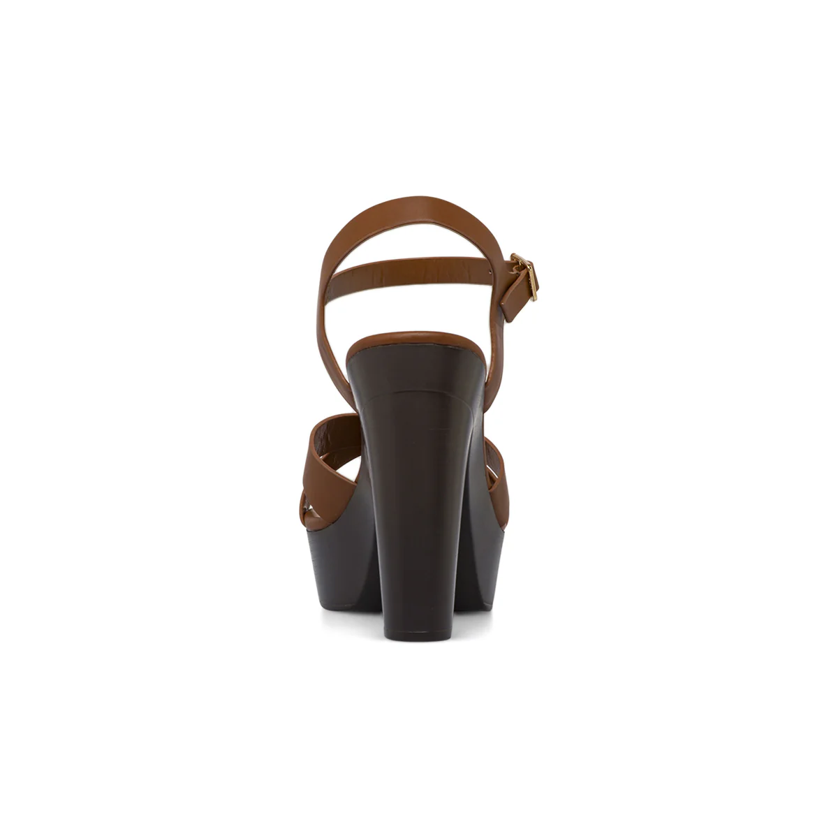 Sandali marroni da Donna con tacco 12 cm e plateau Lora Ferres - Image 4