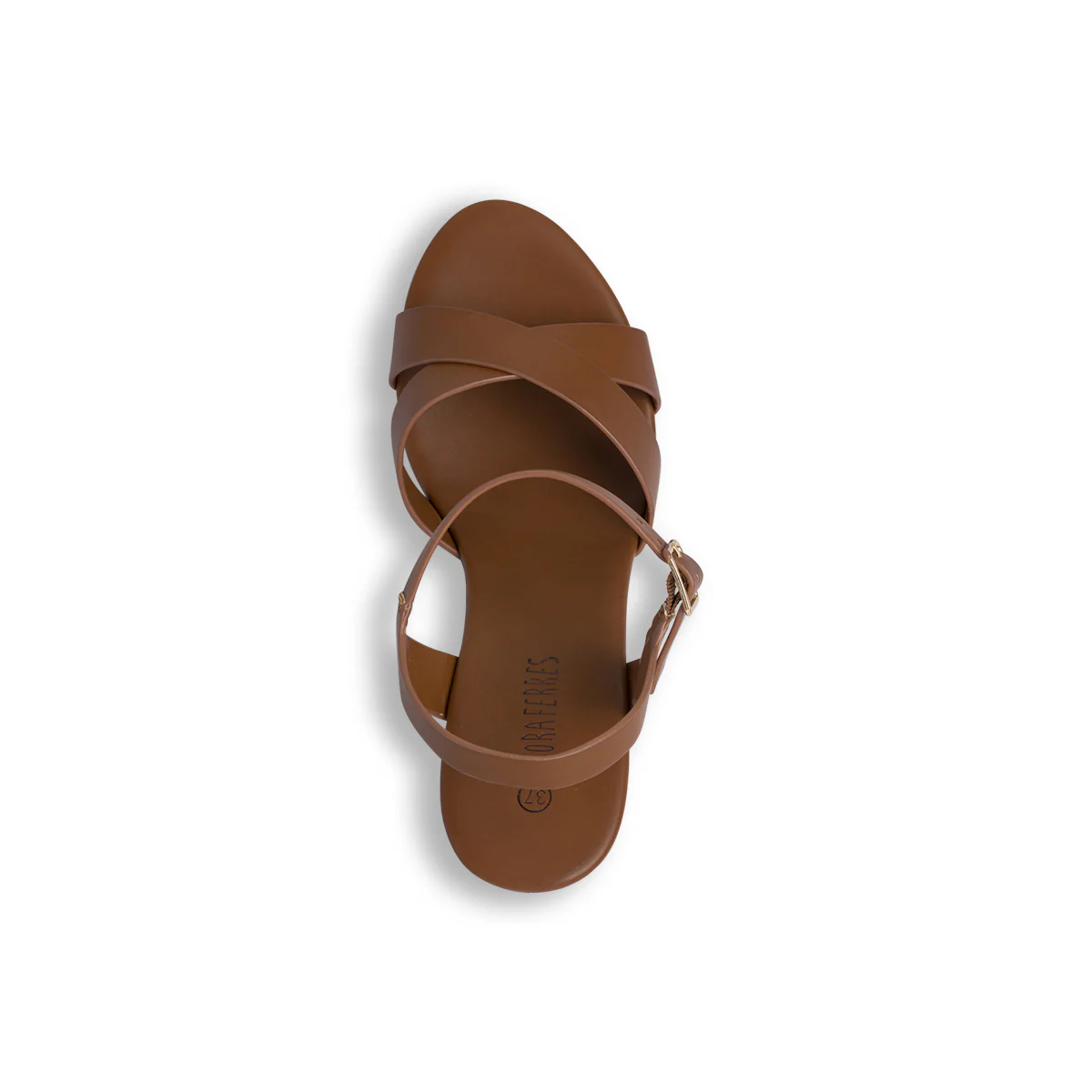 Sandali marroni da Donna con tacco 12 cm e plateau Lora Ferres - Image 6