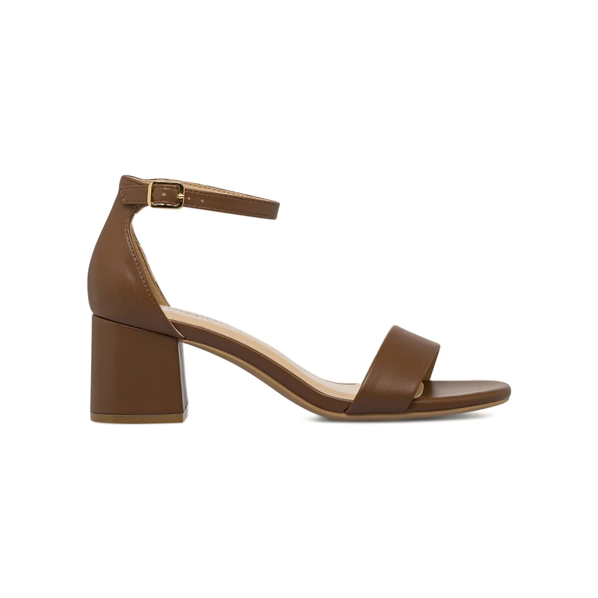 Sandali marroni da Donna con tacco a colonna 6 cm e cinturino Lora Ferres