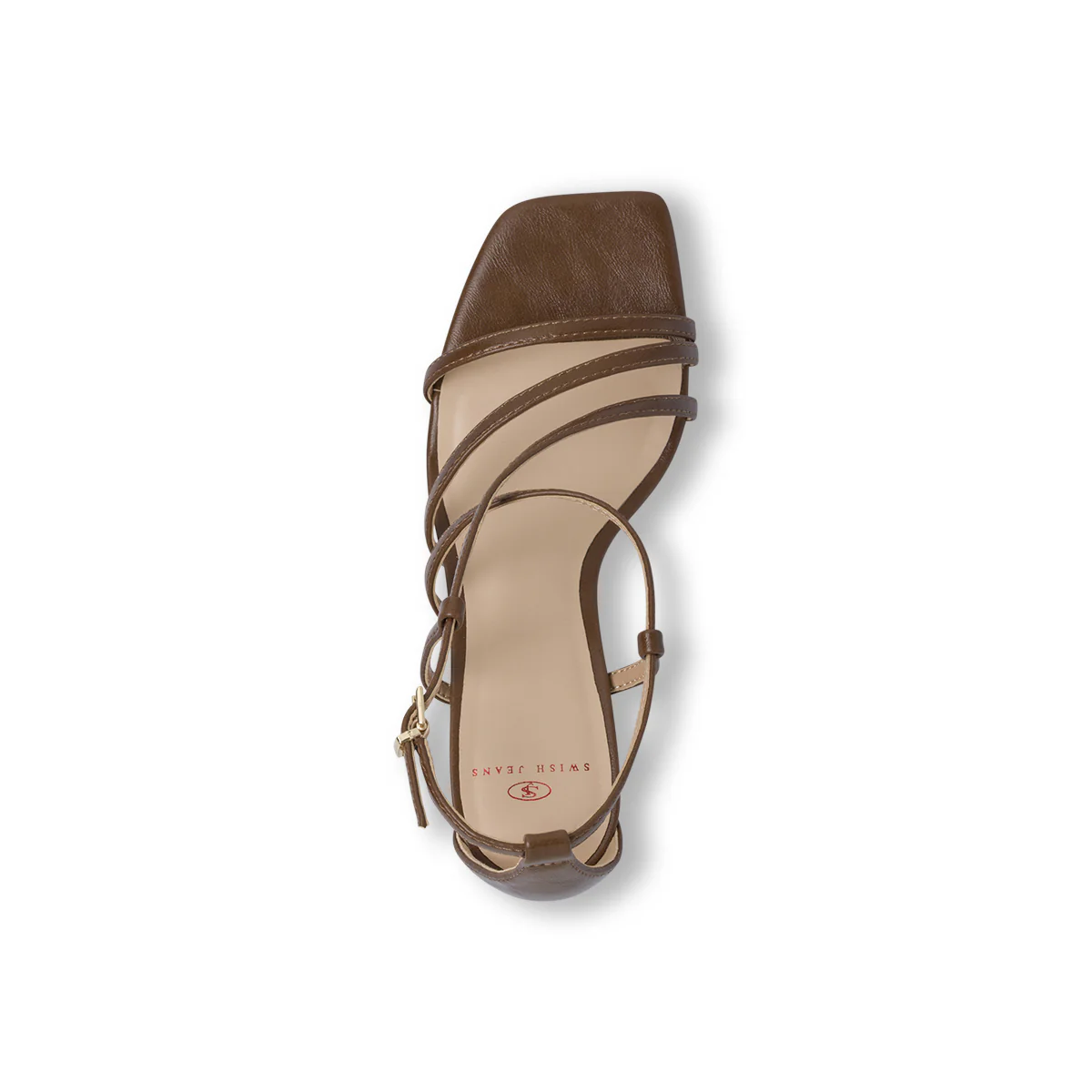 Sandali marroni da Donna con tacco e punta squadrata Swish Jeans - Image 6