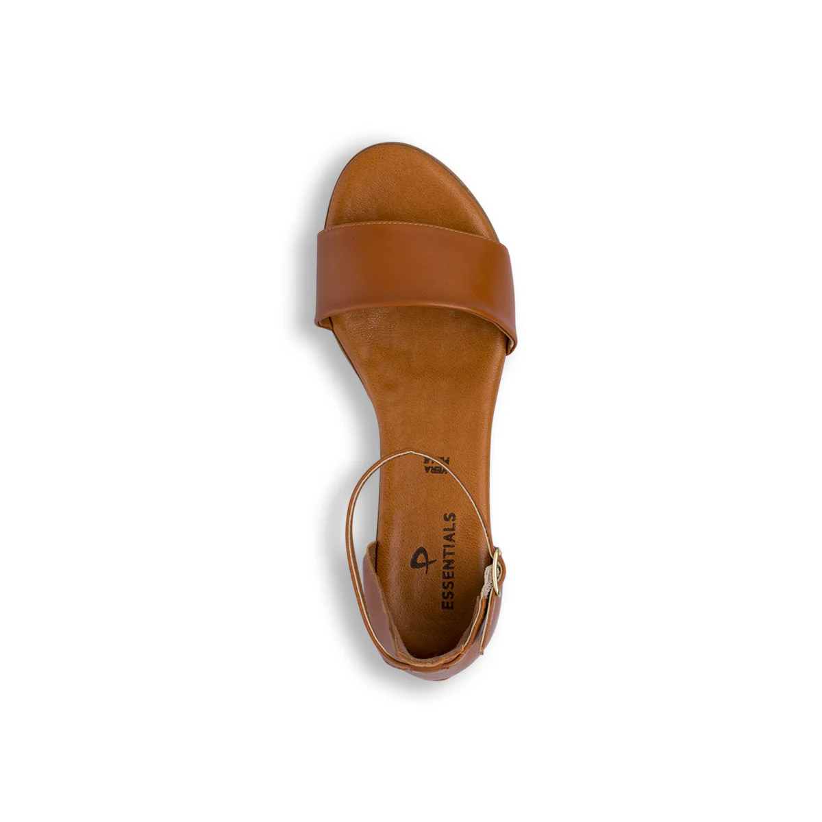 Sandali marroni da Donna in pelle con cinturino alla caviglia e tacco 3,5 cm P Essentials - Image 5