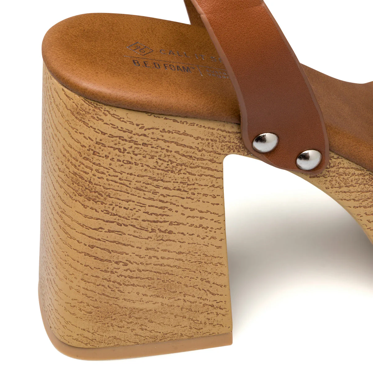 Sandali marroni da donna in "pelle vegana" con tacco 11,5 cm Call It Spring Maribel - Image 5