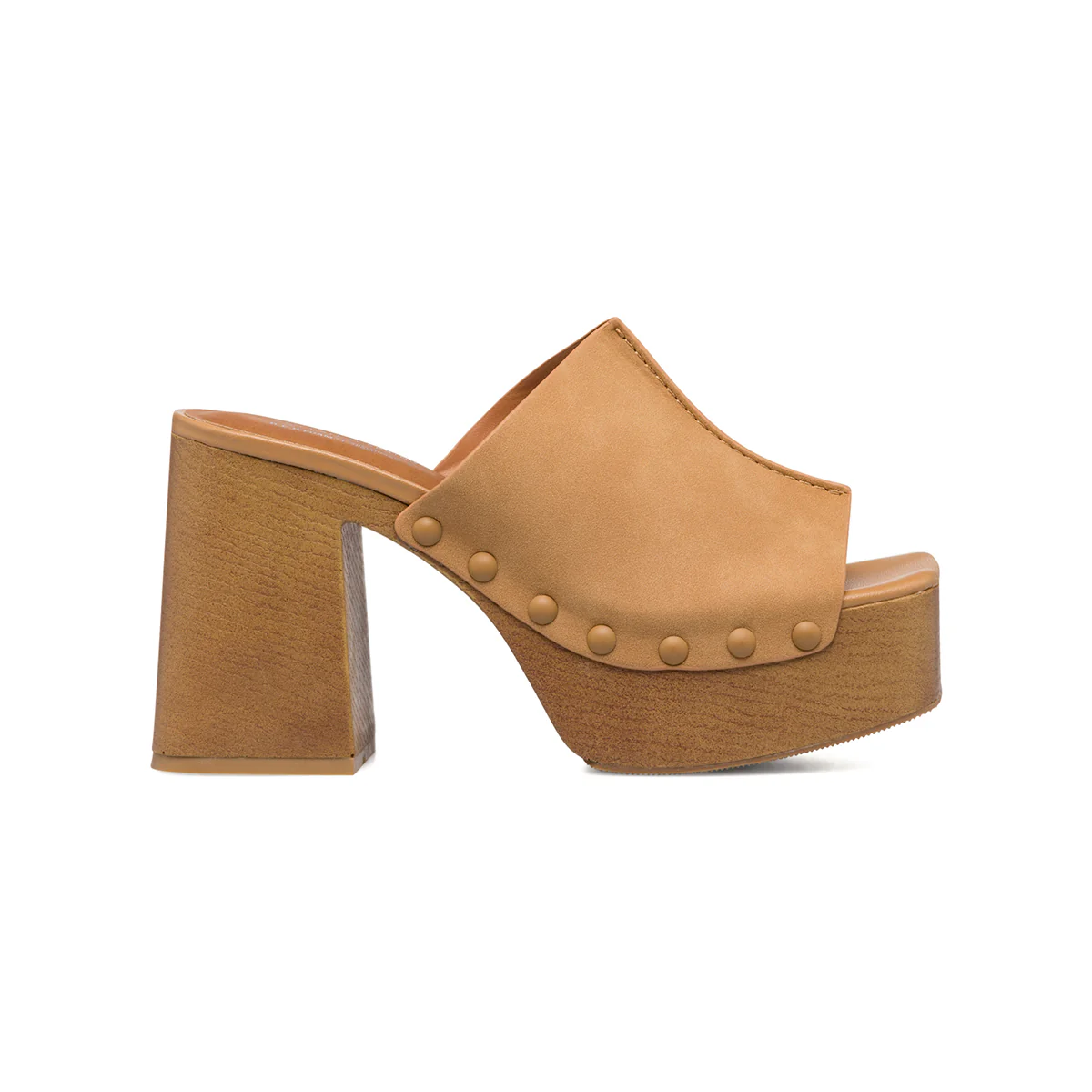 Sandali marroni da donna in "pelle vegana" con tacco 9,5 cm Call It Spring Woodstock