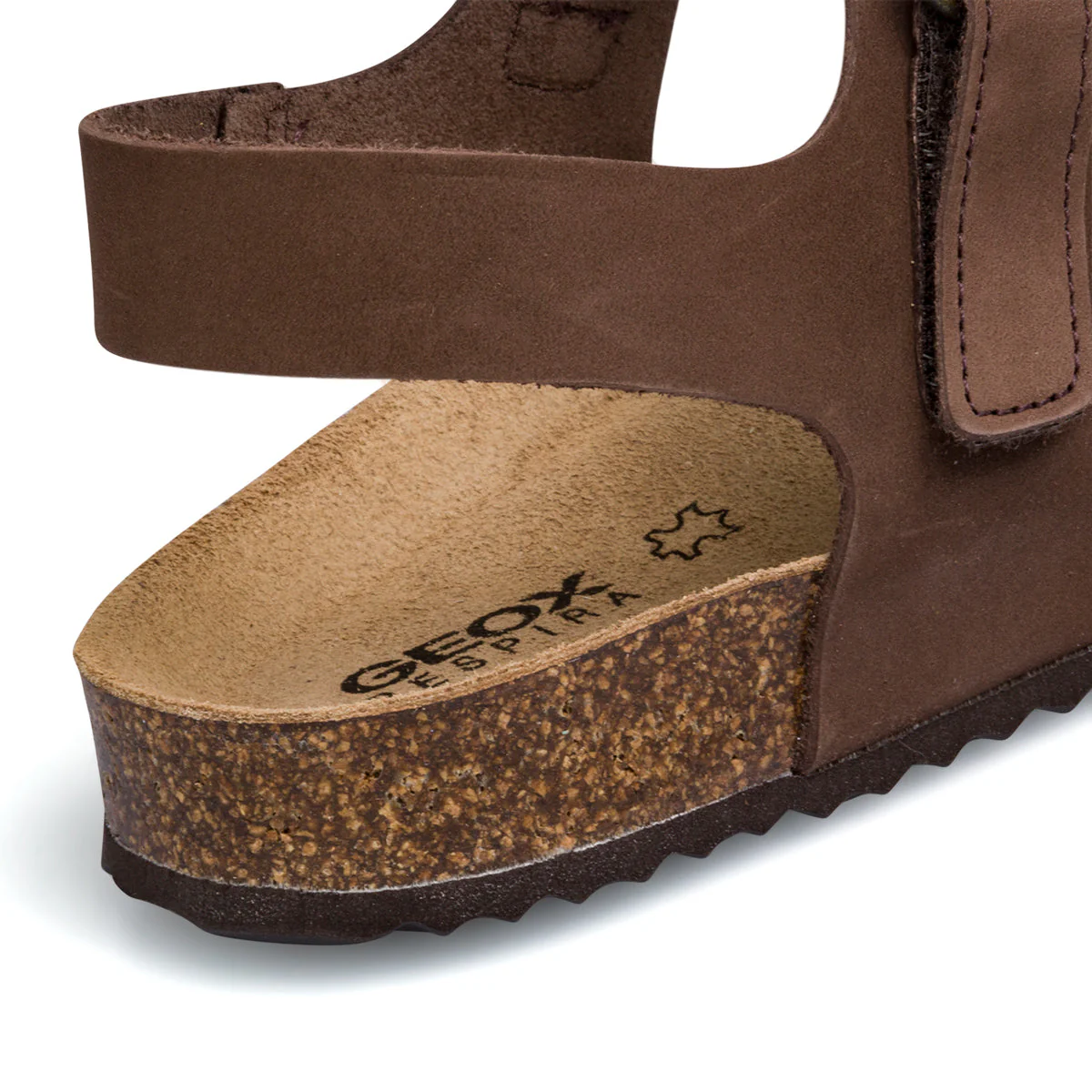 Sandali marroni in pelle da donna Geox Brionia - Image 6