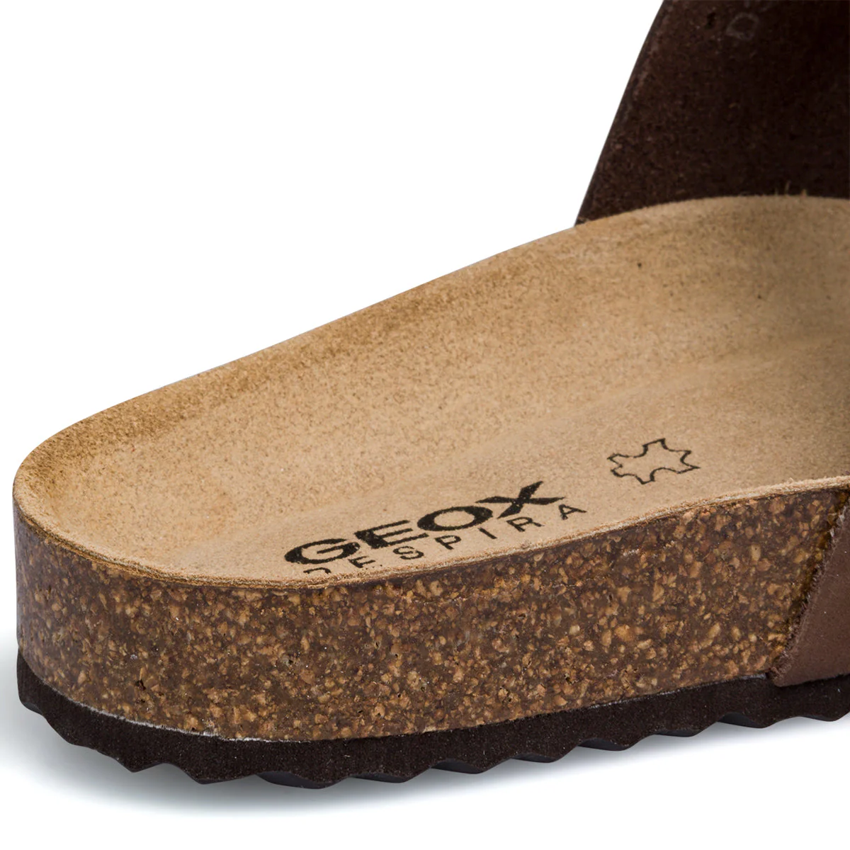Sandali marroni in pelle da donna Geox Brionia - Image 6
