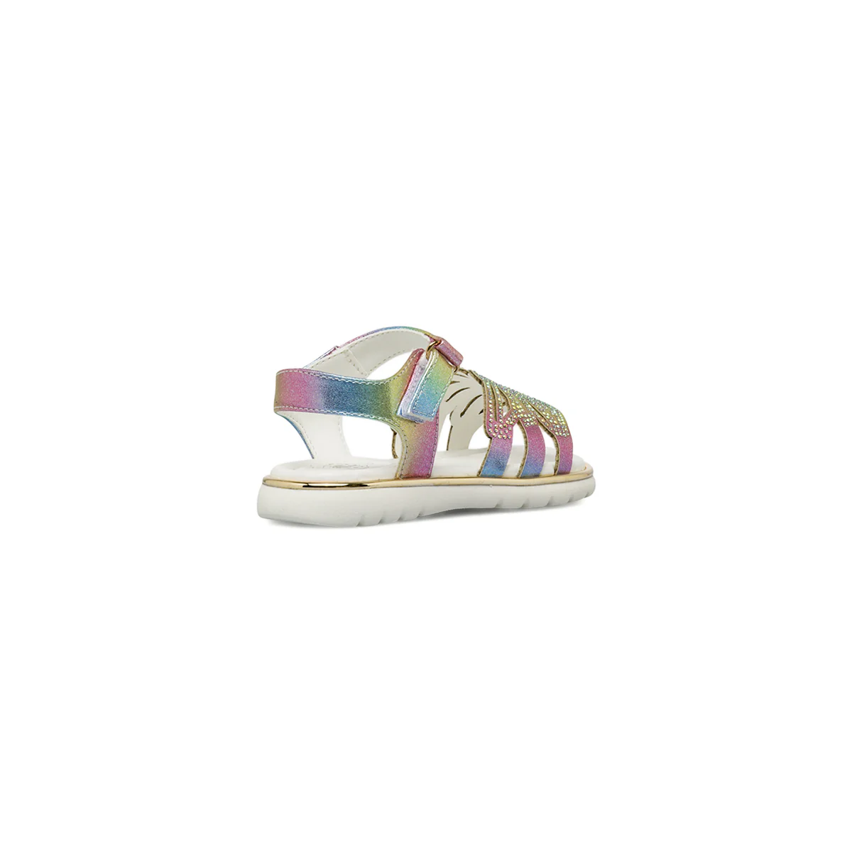 Sandali multicolore Bambina con farfalla e strass Le scarpe di Alice - Image 3