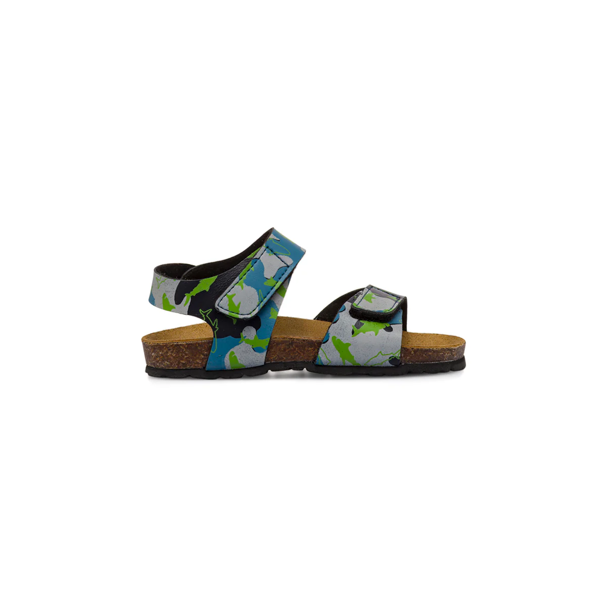 Sandali multicolore da Bambino con stampa camouflage Weep & Smile
