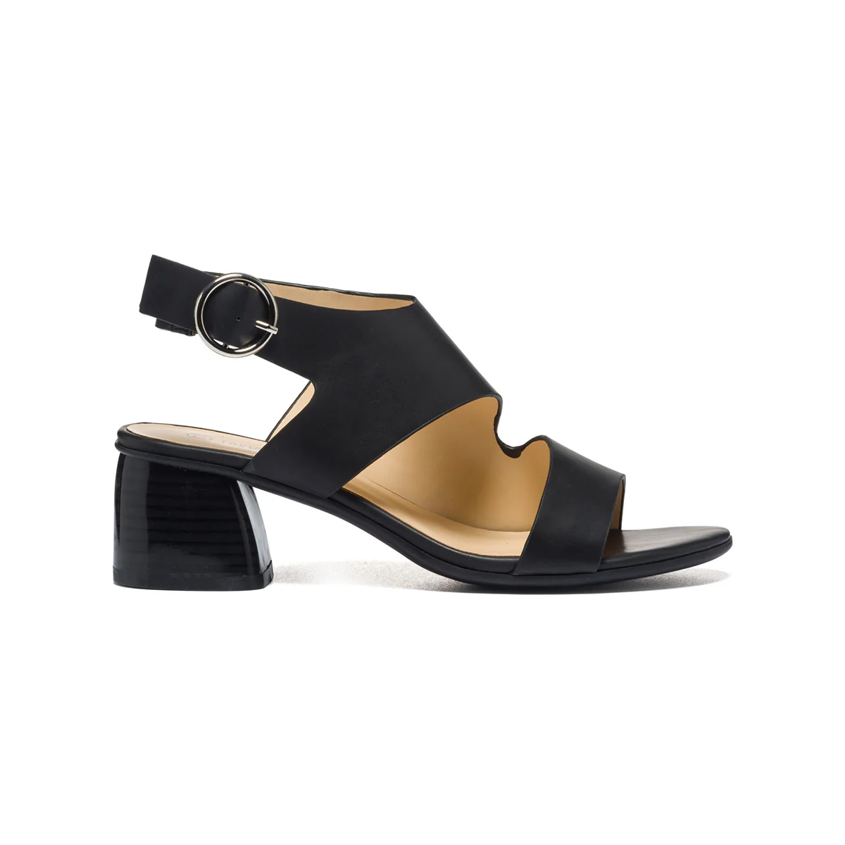 Sandali neri con tacco 5 cm Lora Ferres