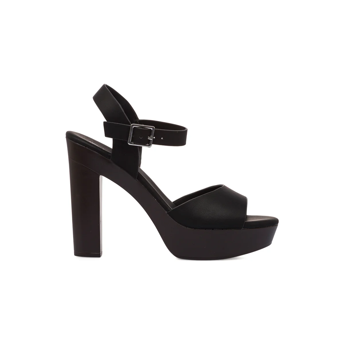 Sandali neri con tacco a colonna 12,5 cm da Donna con cinturino Lora Ferres