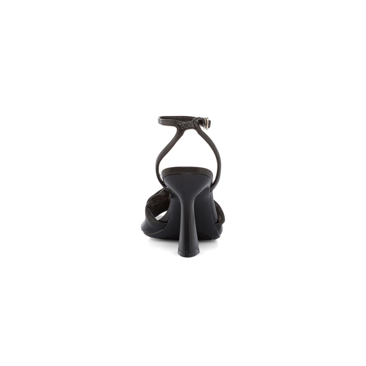 Sandali neri da donna con cinturino alla caviglia con tacco a campana 9 cm Swish Jeans - Image 4