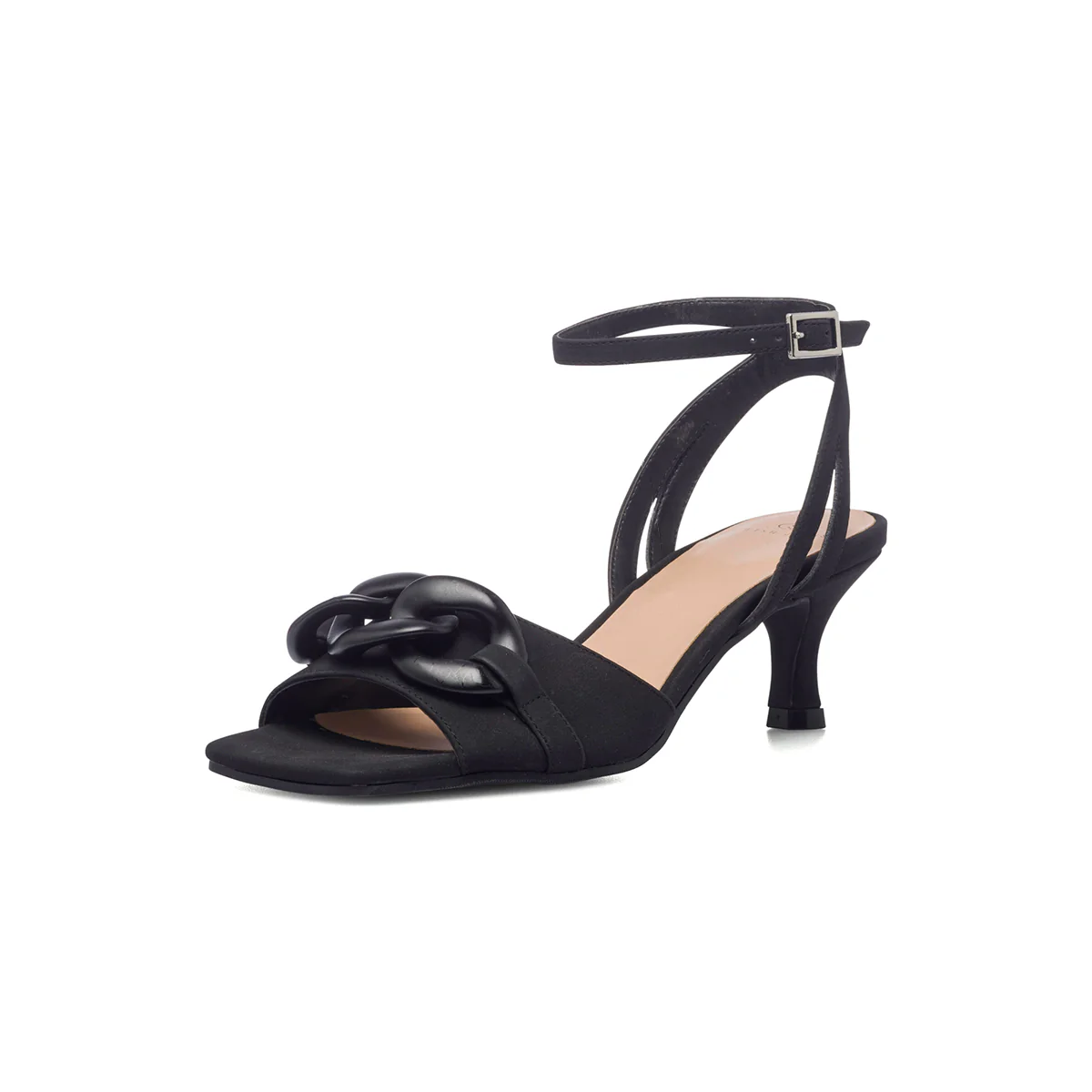 Sandali neri da donna con maxi-catena e tacco 5 cm Swish Jeans - Image 13