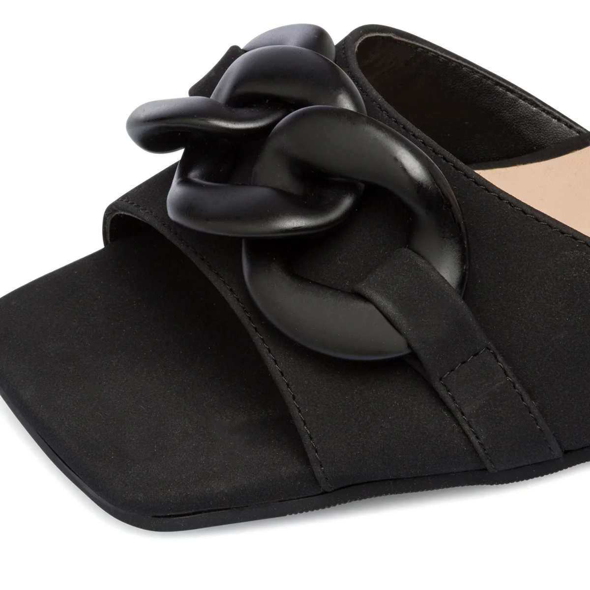 Sandali neri da donna con maxi-catena e tacco 5 cm Swish Jeans - Image 16